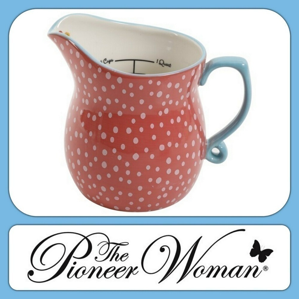 💕The Pioneer Woman Breezy Blossom 1 quart = 4 cup measuring pitcher
